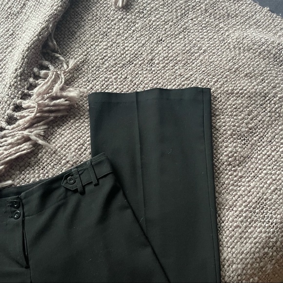 Black Bell-Bottom Dress Pants - Picture 4 of 7